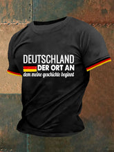 Männer Deutschland Der Ort An Dem Meine Geschichte Beginnt Kurzarm T-Shirt